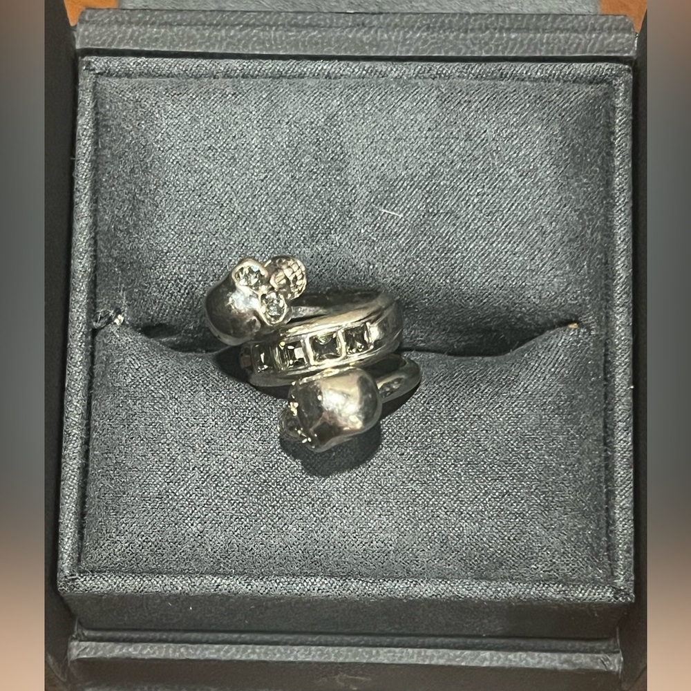 Silver Skull Ring - image 1